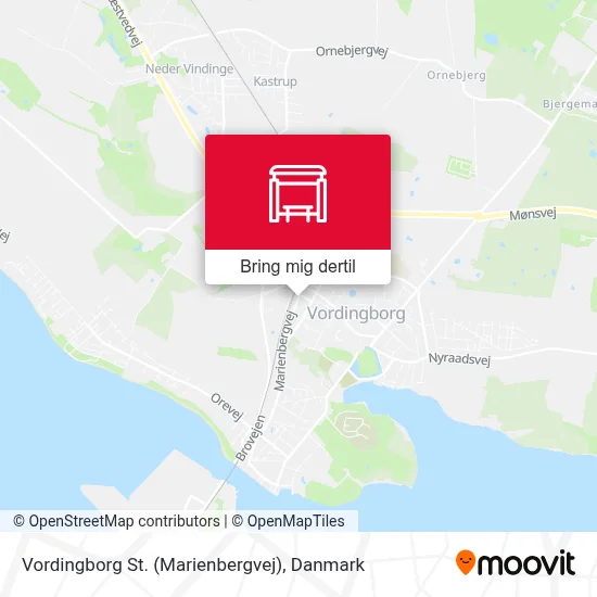 Vordingborg St. (Marienbergvej) kort