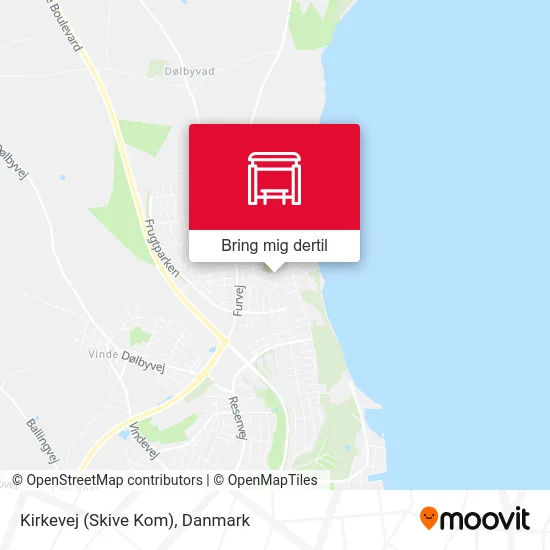 Kirkevej (Skive Kom) kort