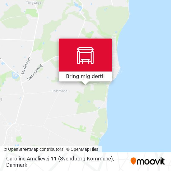 Caroline Amalievej 11 (Svendborg Kommune) kort
