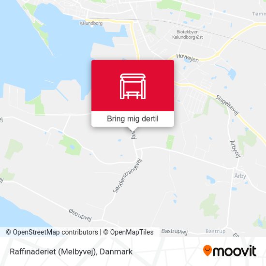 Raffinaderiet (Melbyvej) kort