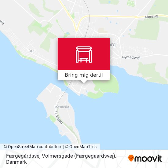 Færgegårdsvej Volmersgade (Færgegaardsvej) kort