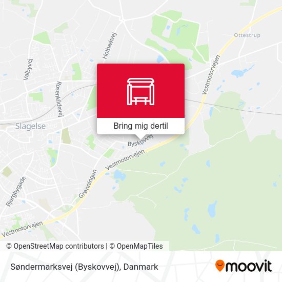 Søndermarksvej (Byskovvej) kort