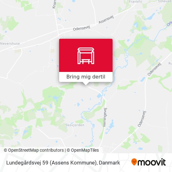 Lundegårdsvej 59 (Assens Kommune) kort