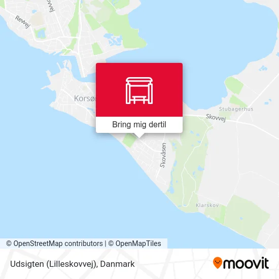 Udsigten (Lilleskovvej) kort