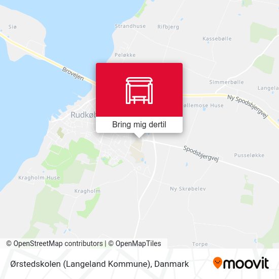 Ørstedskolen (Langeland Kommune) kort