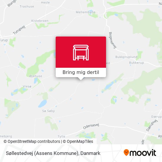 Søllestedvej (Assens Kommune) kort
