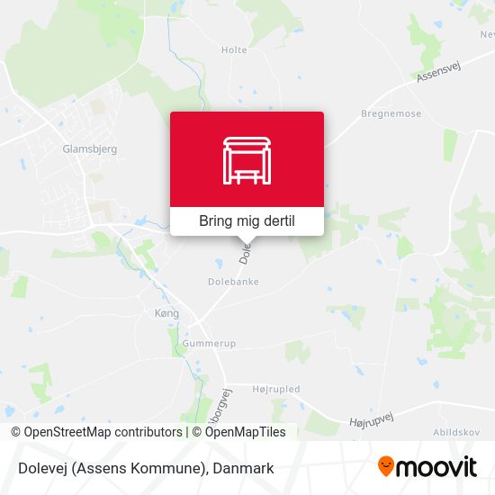 Dolevej (Assens Kommune) kort