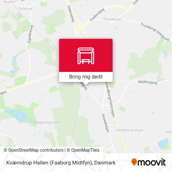 Kværndrup Hallen (Faaborg Midtfyn) kort