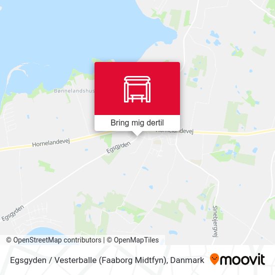 Egsgyden / Vesterballe (Faaborg Midtfyn) kort