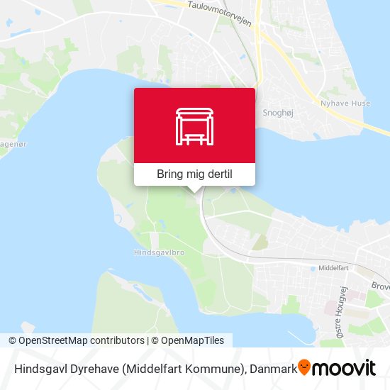 Hindsgavl Dyrehave (Middelfart Kommune) kort