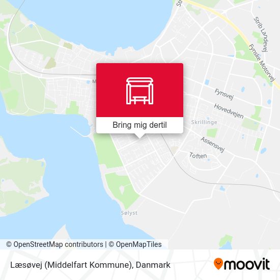 Læsøvej (Middelfart Kommune) kort