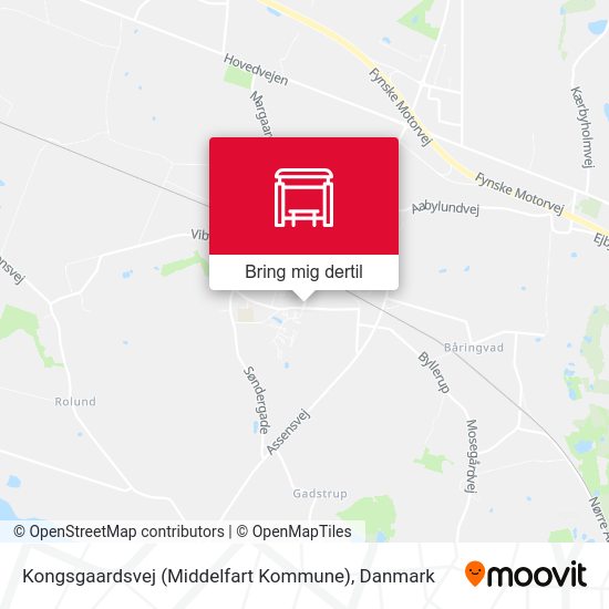 Kongsgaardsvej (Middelfart Kommune) kort