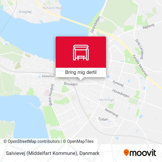 Salvievej (Middelfart Kommune) kort