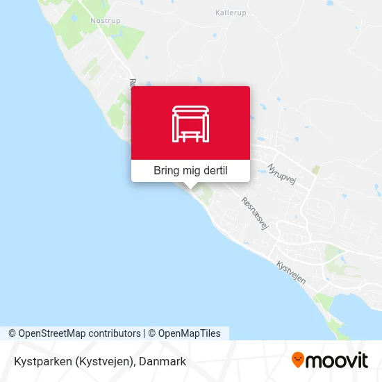 Kystparken (Kystvejen) kort