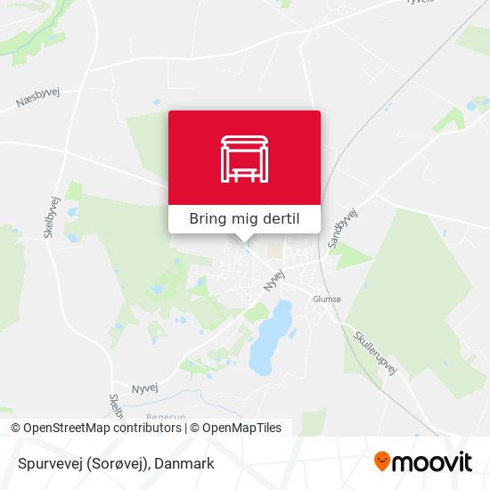 Spurvevej (Sorøvej) kort