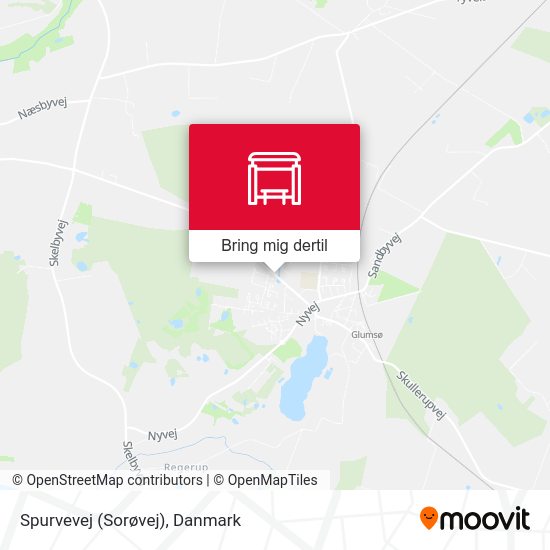 Spurvevej (Sorøvej) kort