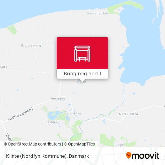 Klinte (Nordfyn Kommune) kort