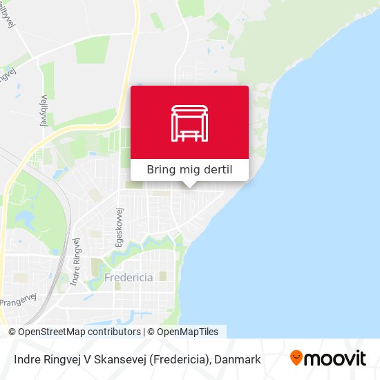 Indre Ringvej V Skansevej (Fredericia) kort