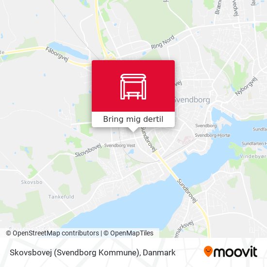 Skovsbovej (Svendborg Kommune) kort