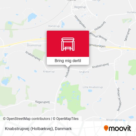 Knabstrupvej (Holbækvej) kort