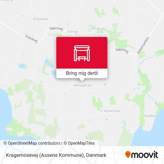 Kragemosevej (Assens Kommune) kort