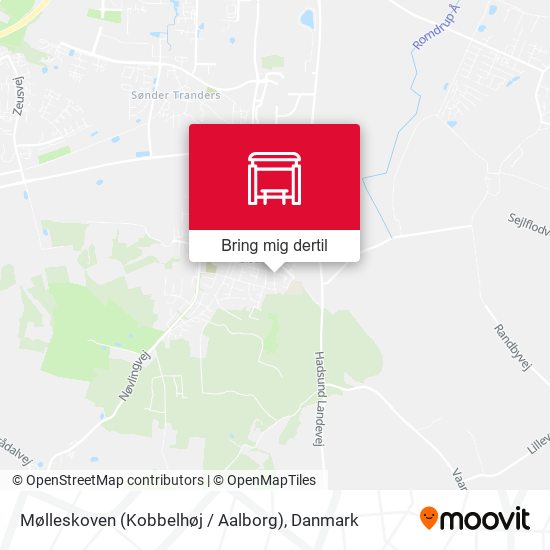 Mølleskoven (Kobbelhøj / Aalborg) kort