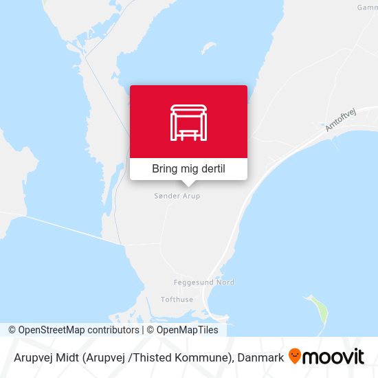 Arupvej Midt (Arupvej /Thisted Kommune) kort