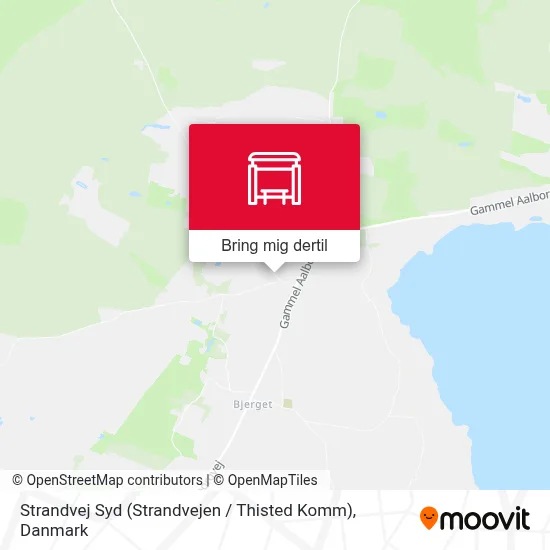 Strandvej Syd (Strandvejen / Thisted Komm) kort