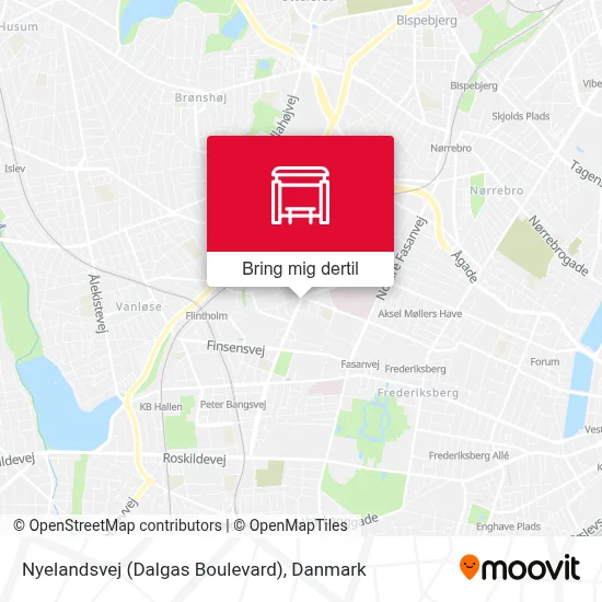 Nyelandsvej (Dalgas Boulevard) kort