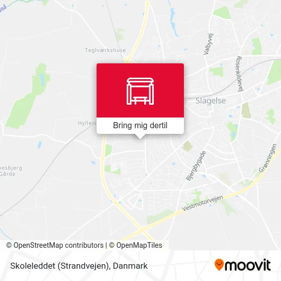 Skoleleddet (Strandvejen) kort