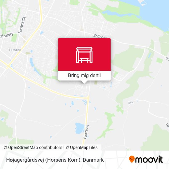 Højagergårdsvej (Horsens Kom) kort