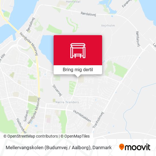 Mellervangskolen (Budumvej / Aalborg) kort