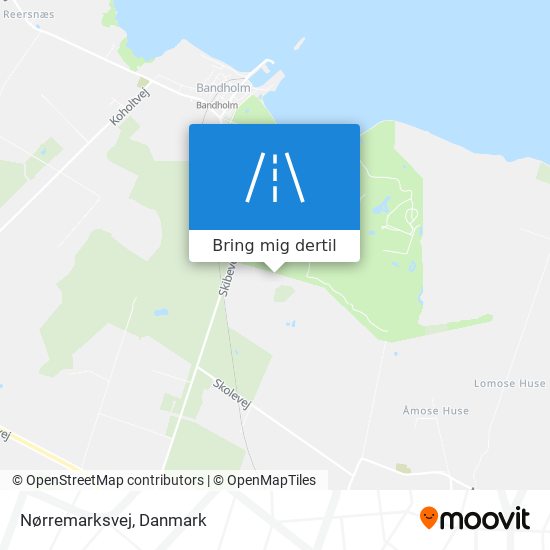 Nørremarksvej kort