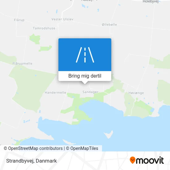 Strandbyvej kort