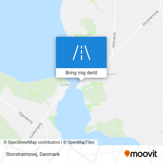 Storstrømsvej kort