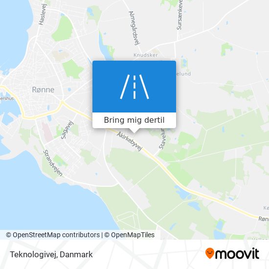 Teknologivej kort