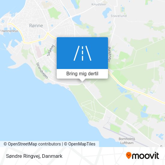 Søndre Ringvej kort
