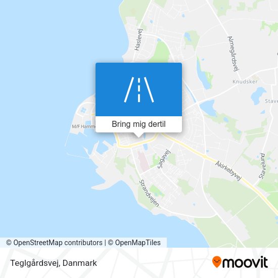 Teglgårdsvej kort