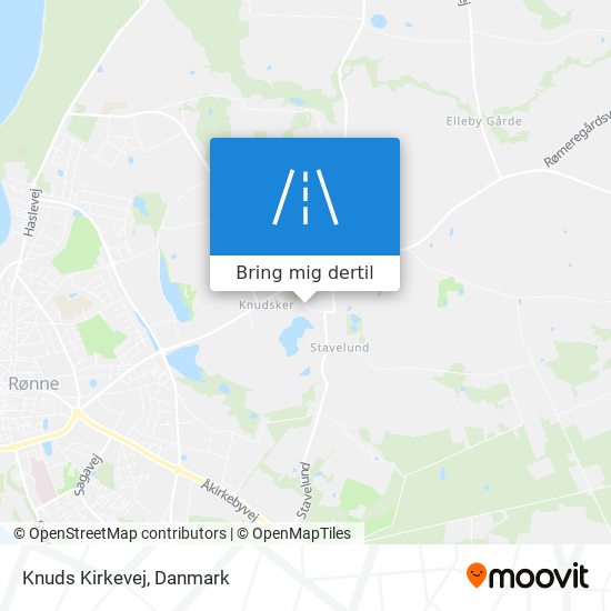 Knuds Kirkevej kort