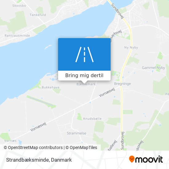 Strandbæksminde kort