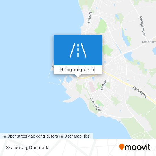 Skansevej kort