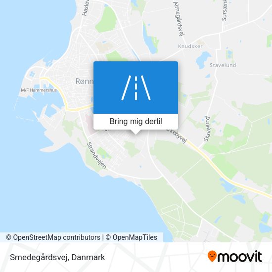 Smedegårdsvej kort