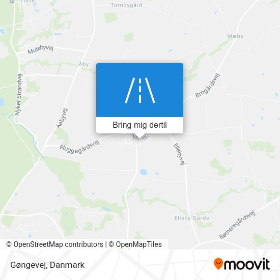 Gøngevej kort