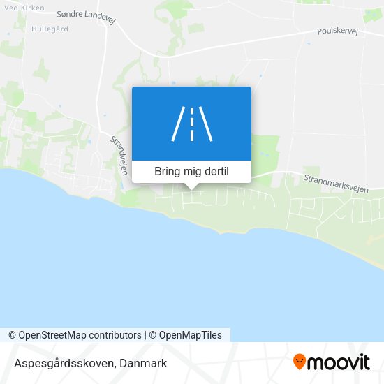 Aspesgårdsskoven kort