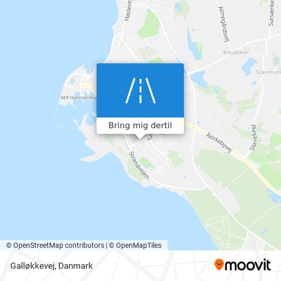 Galløkkevej kort
