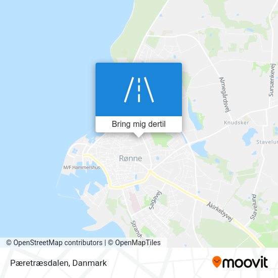 Pæretræsdalen kort