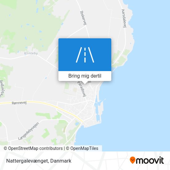 Nattergalevænget kort