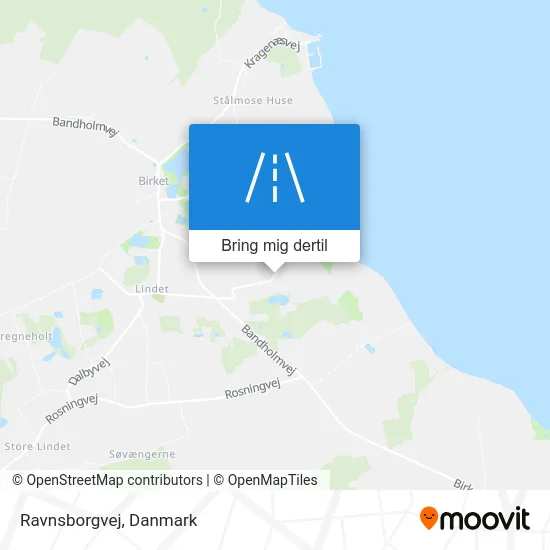 Ravnsborgvej kort