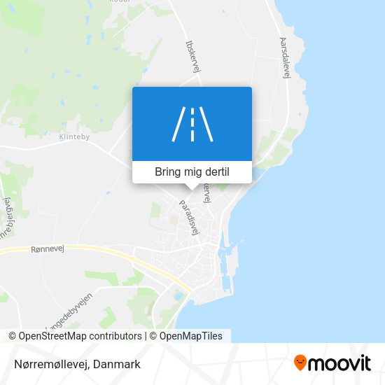 Nørremøllevej kort