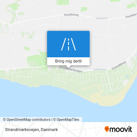 Strandmarksvejen kort